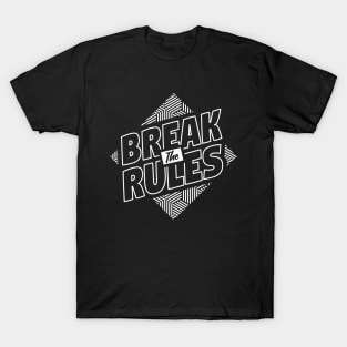 Break The Rule - BlackWhite T-Shirt